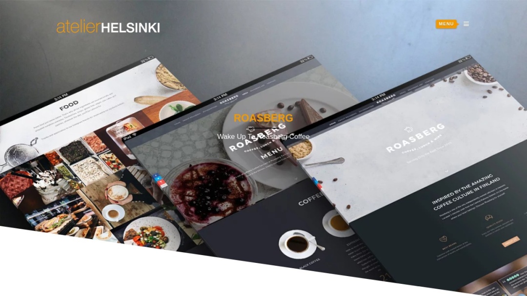 Screenshot of Atelier Helsinki's Website