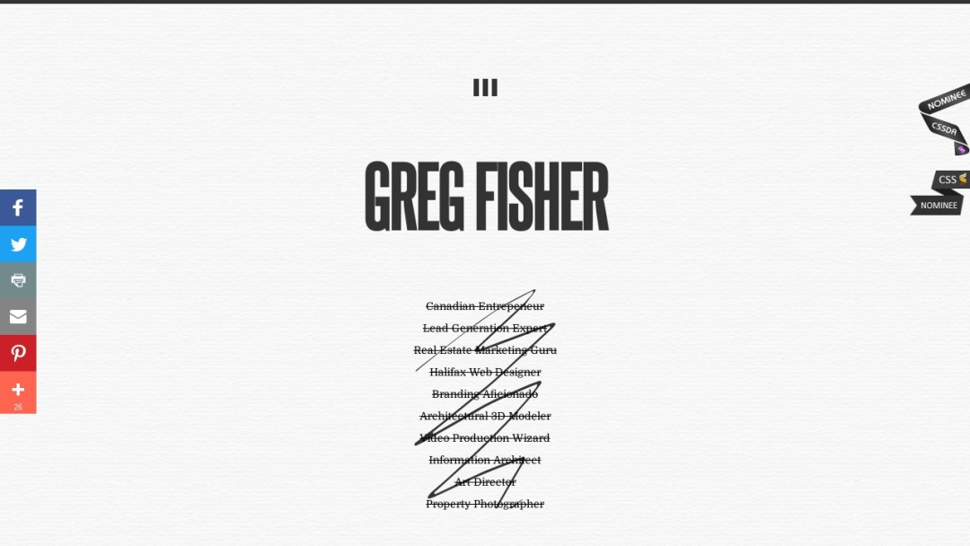 Screenshot of Atlantic Studio's Website