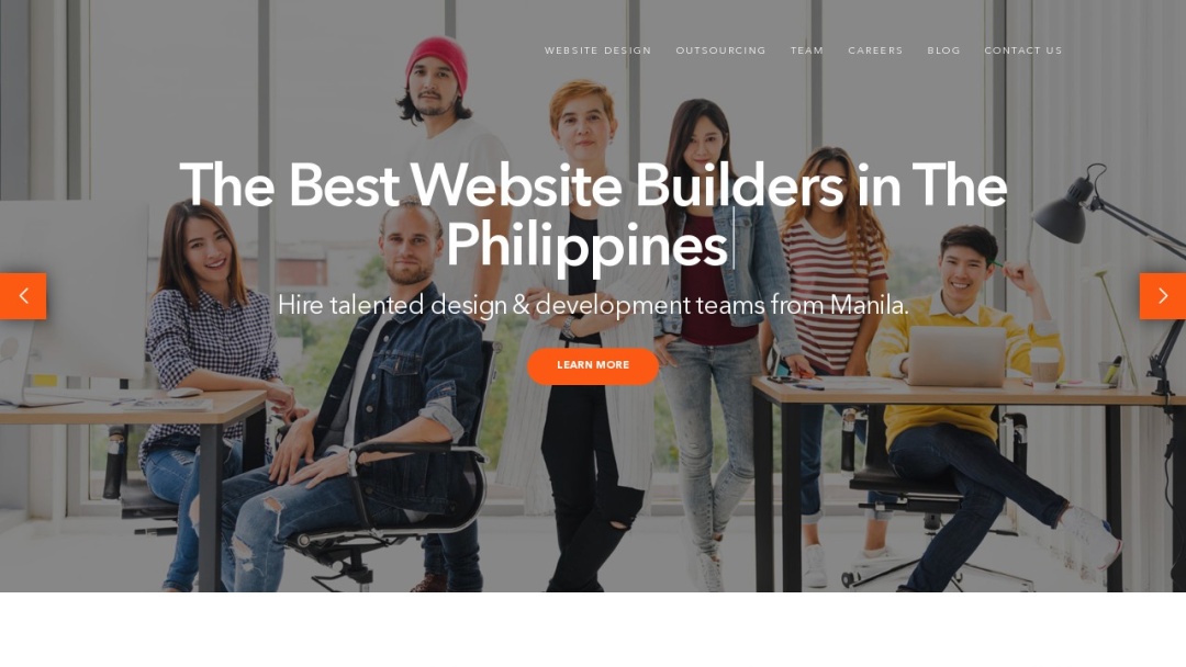 Screenshot of August 99's Website