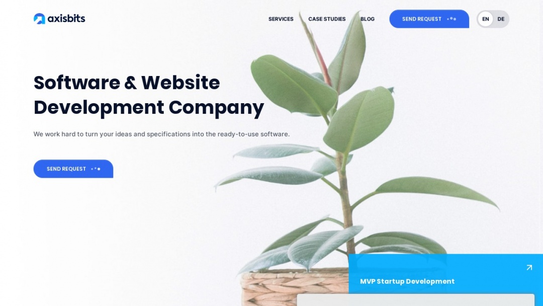 Screenshot of Axisbits's Website