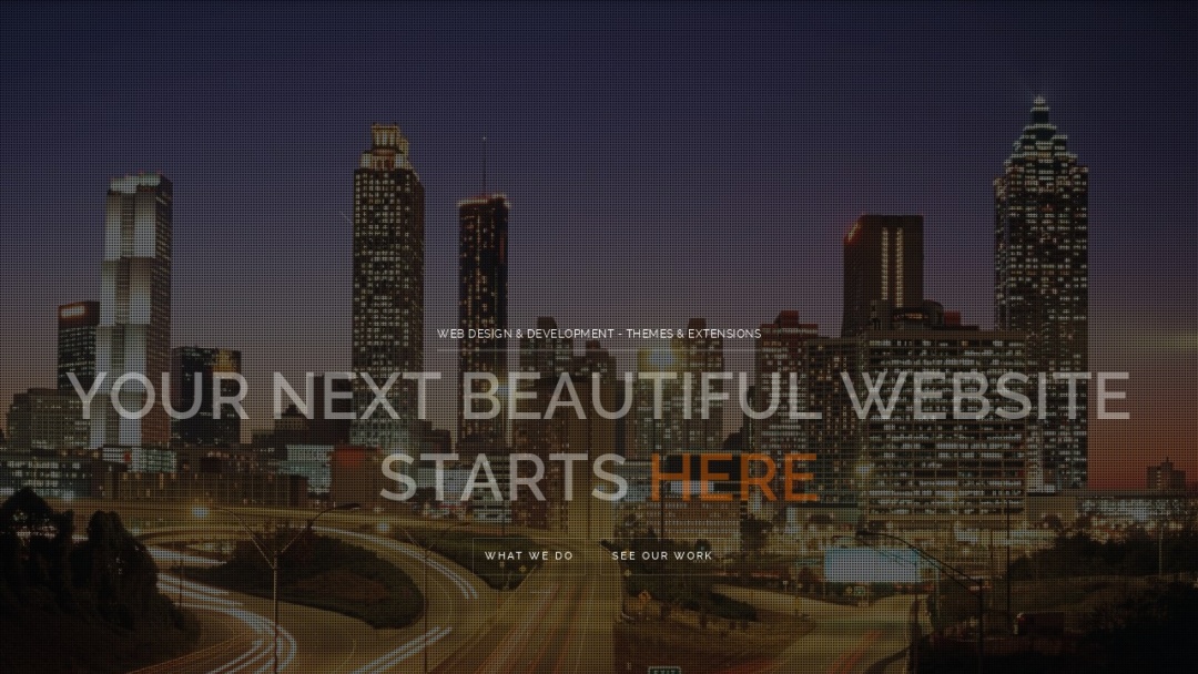 Screenshot of Bandicoot Marketing's Website