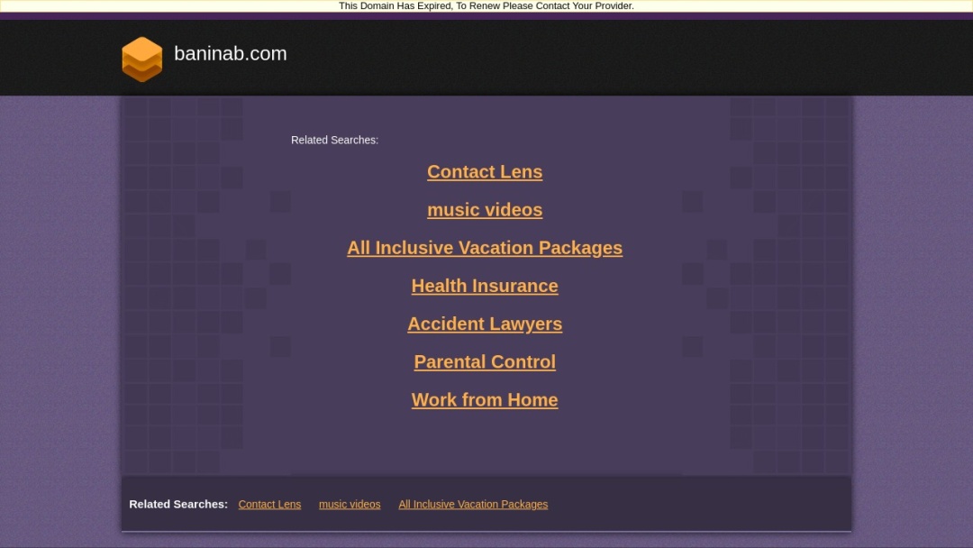 Screenshot of BaninaB Pardazesh's Website