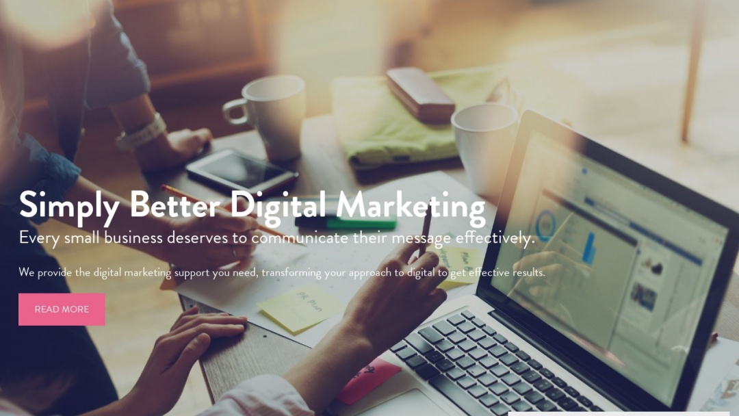 Screenshot of Become Interactive's Website