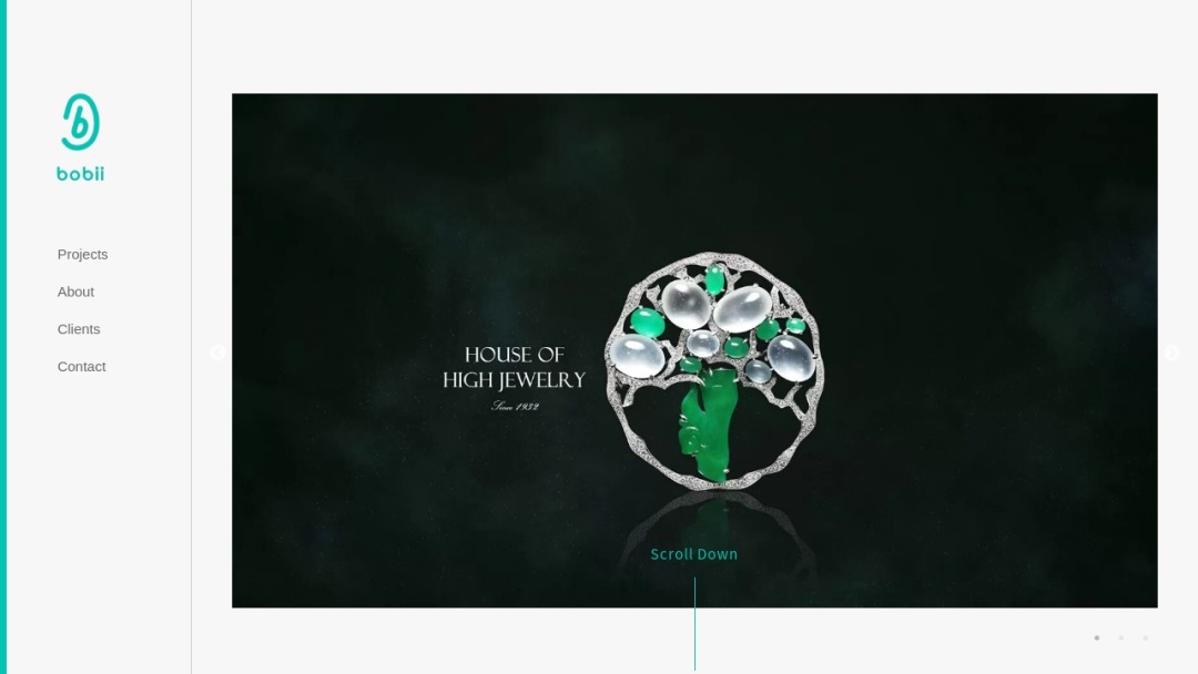 Screenshot of Bobii Creative Co.'s Website