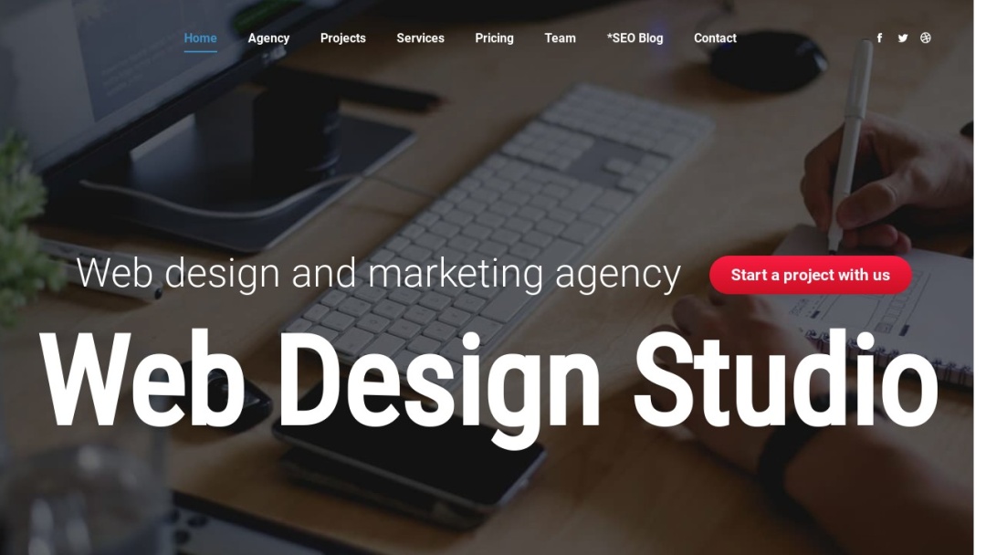 Screenshot of BOCA Web Studio's Website