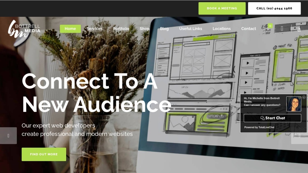 Screenshot of Bottrell Media - Websites & Graphic Design's Website