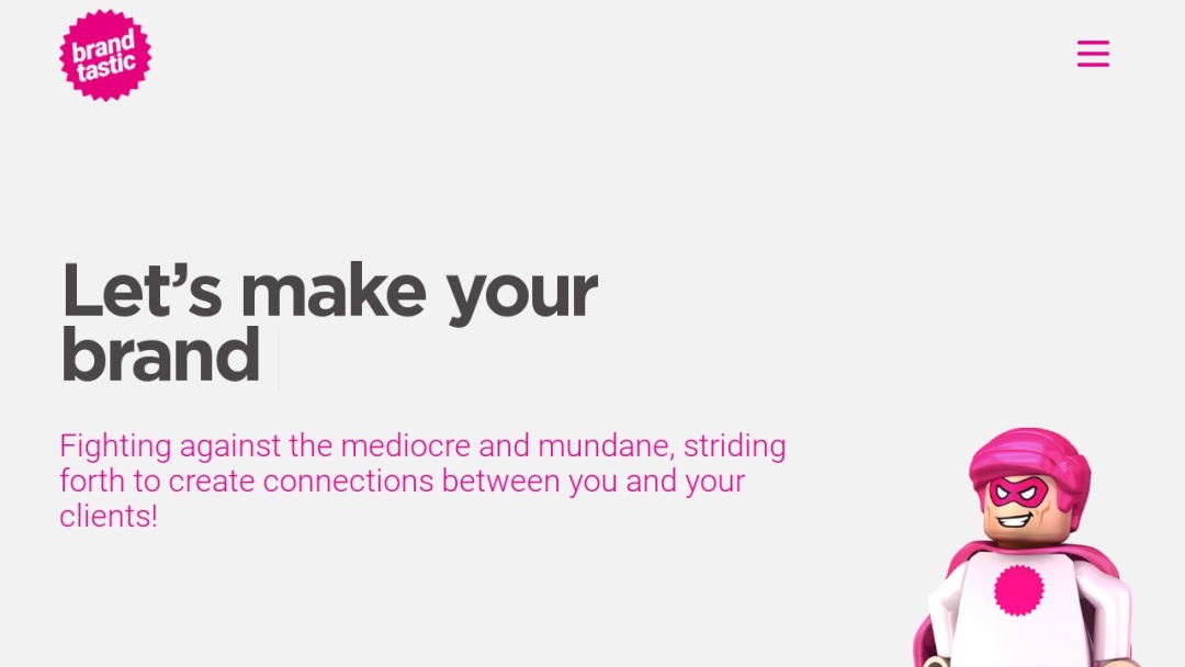 Screenshot of Brandtastic's Website