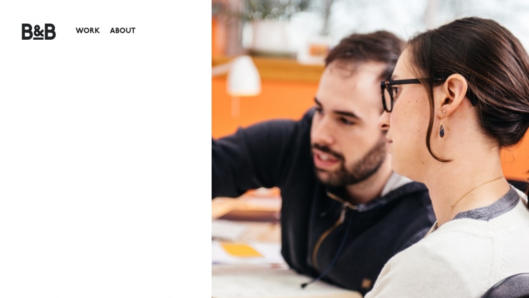 Screenshot of Brault & Barnes Design's Website