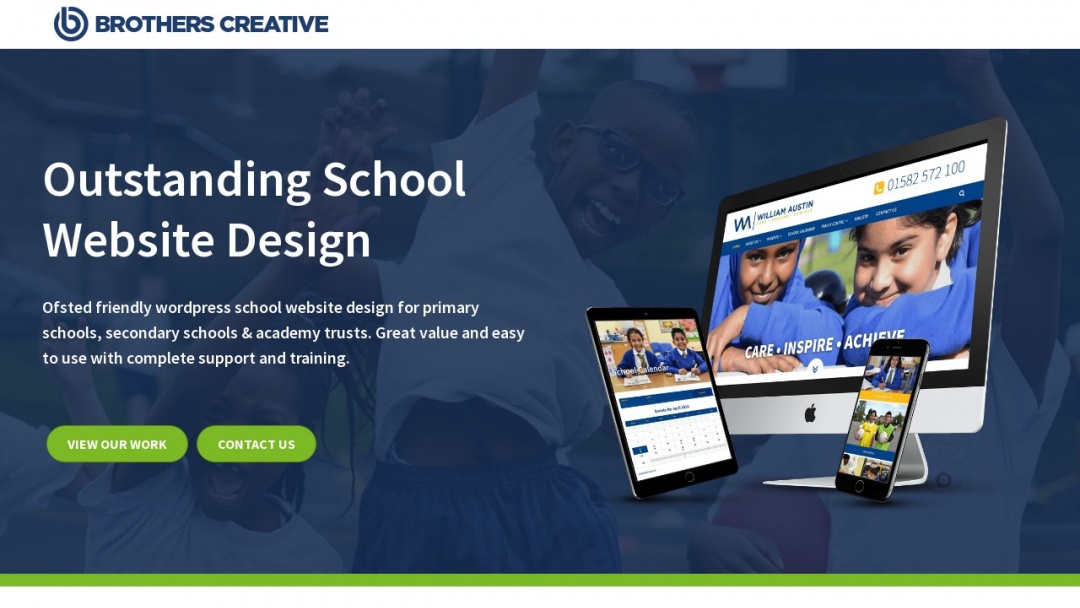 Screenshot of Brothers Creative Ltd's Website