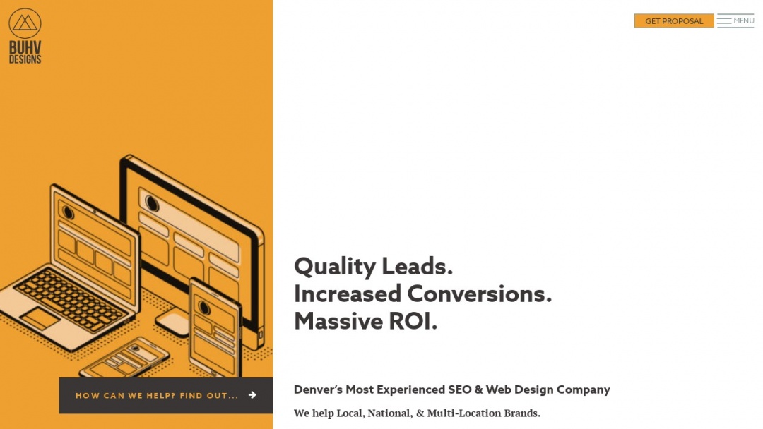 Screenshot of BUHV Designs | Denver SEO & Web Design's Website