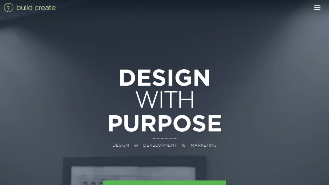 Screenshot of build/create studios's Website