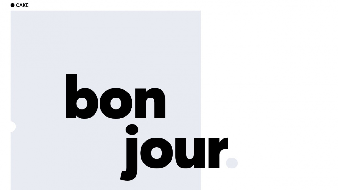 Screenshot of CAKE Communication's Website