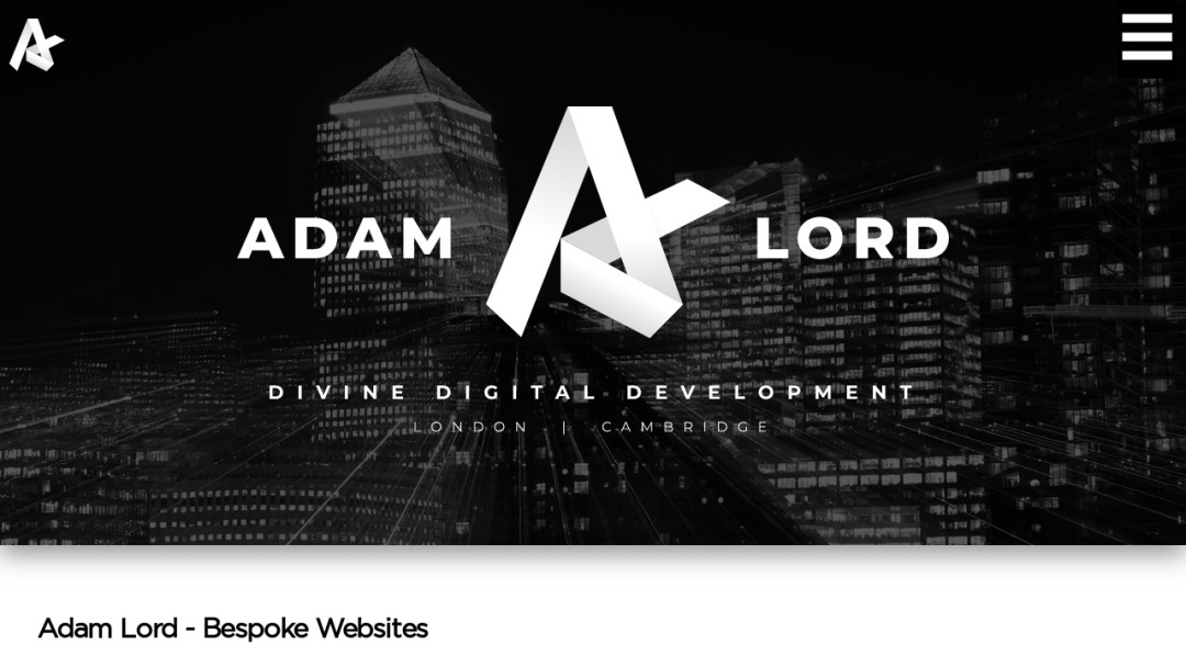 Screenshot of Cambridge Web Solutions's Website