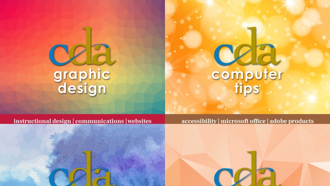 Screenshot of CDA Graphic Design, LLC's Website