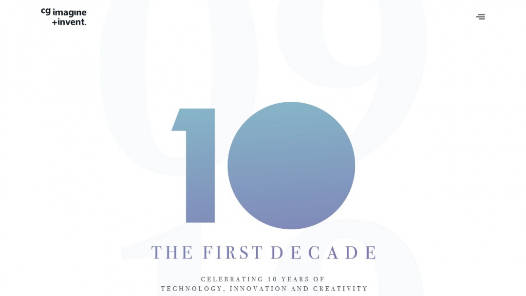 Screenshot of cg imagine+invent's Website