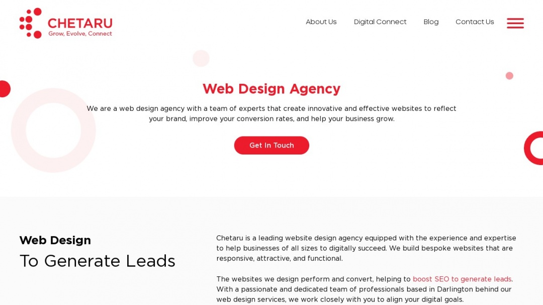 Screenshot of Chetaru Uk's Website