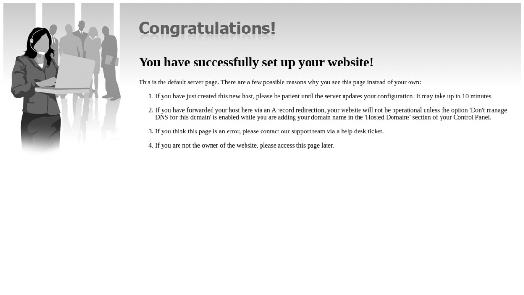 Screenshot of Conceptual Holding's Website