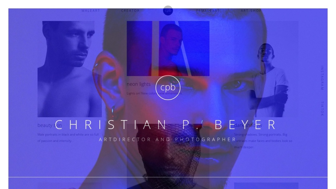 Screenshot of CPBEYER's Website