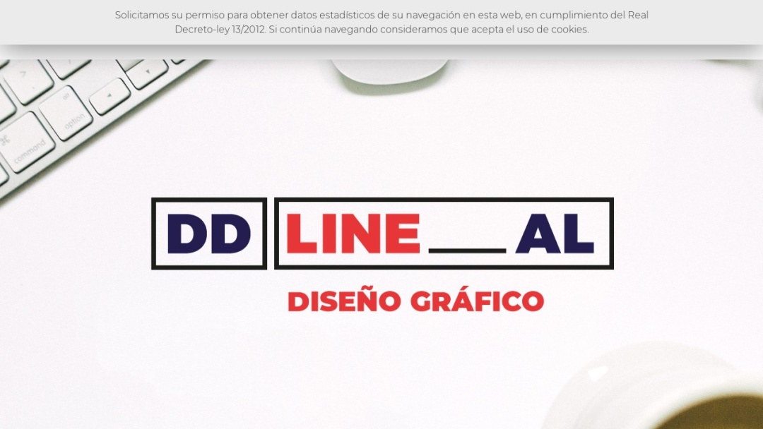 Screenshot of DD Lineal's Website