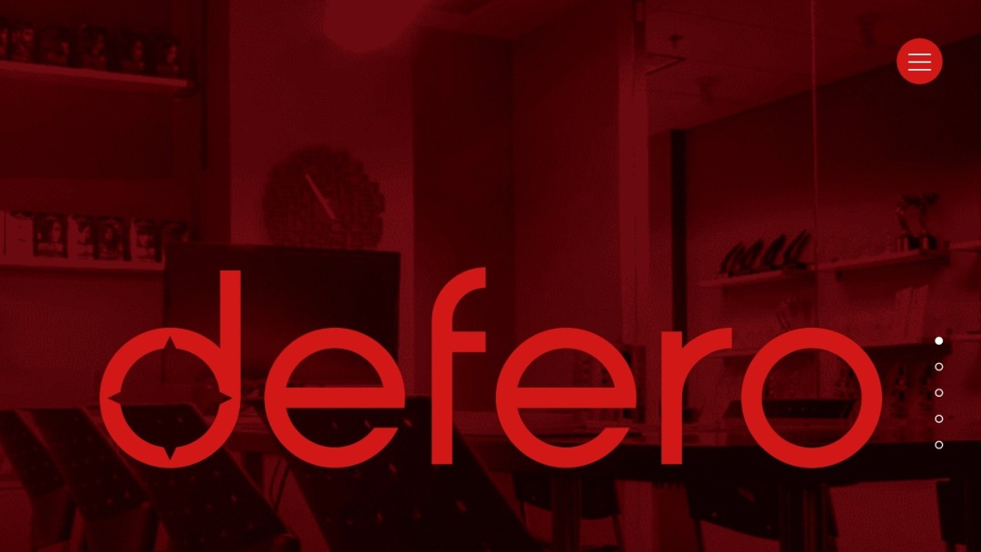 Screenshot of Defero's Website
