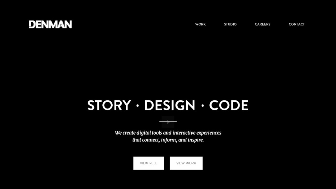 Screenshot of Denman Digital's Website