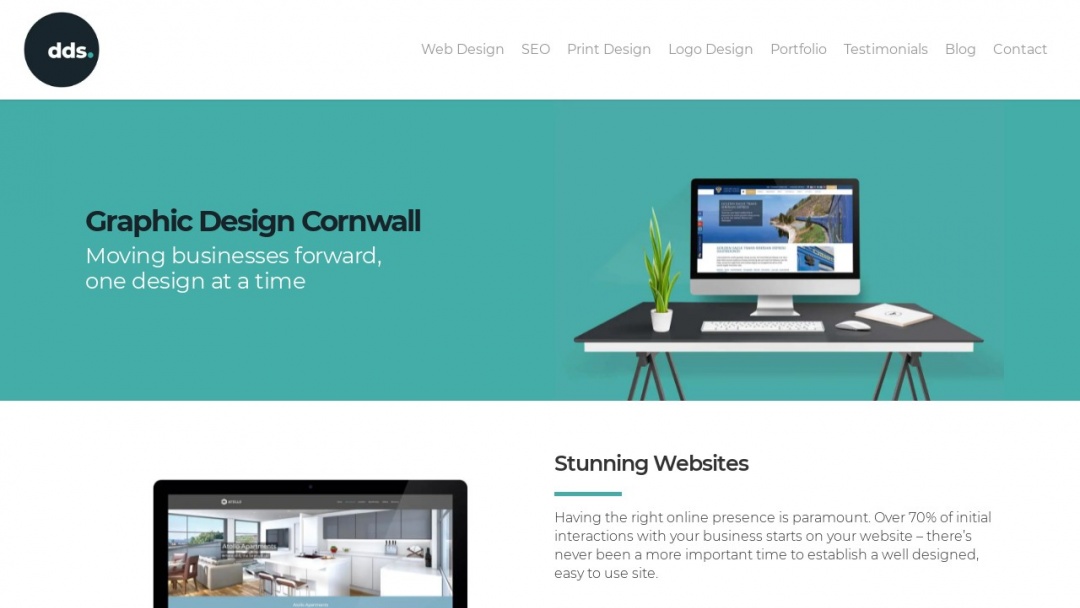 Screenshot of Designers Down South's Website