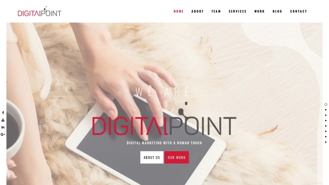 Screenshot of DigitalPoint's Website