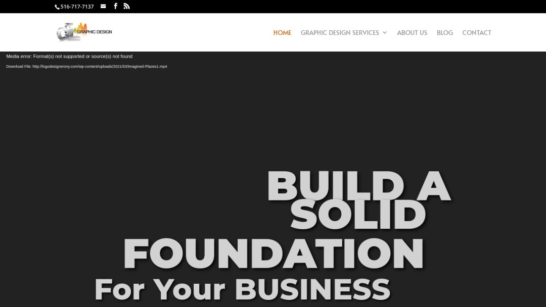 Screenshot of D&L Graphic Design's Website