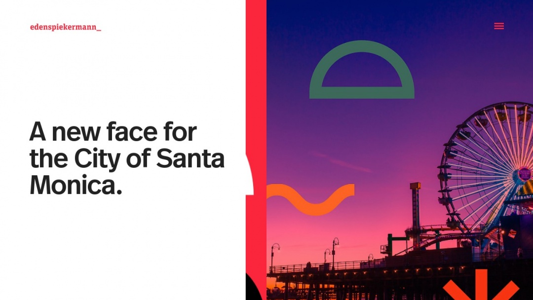 Screenshot of Edenspiekermann's Website