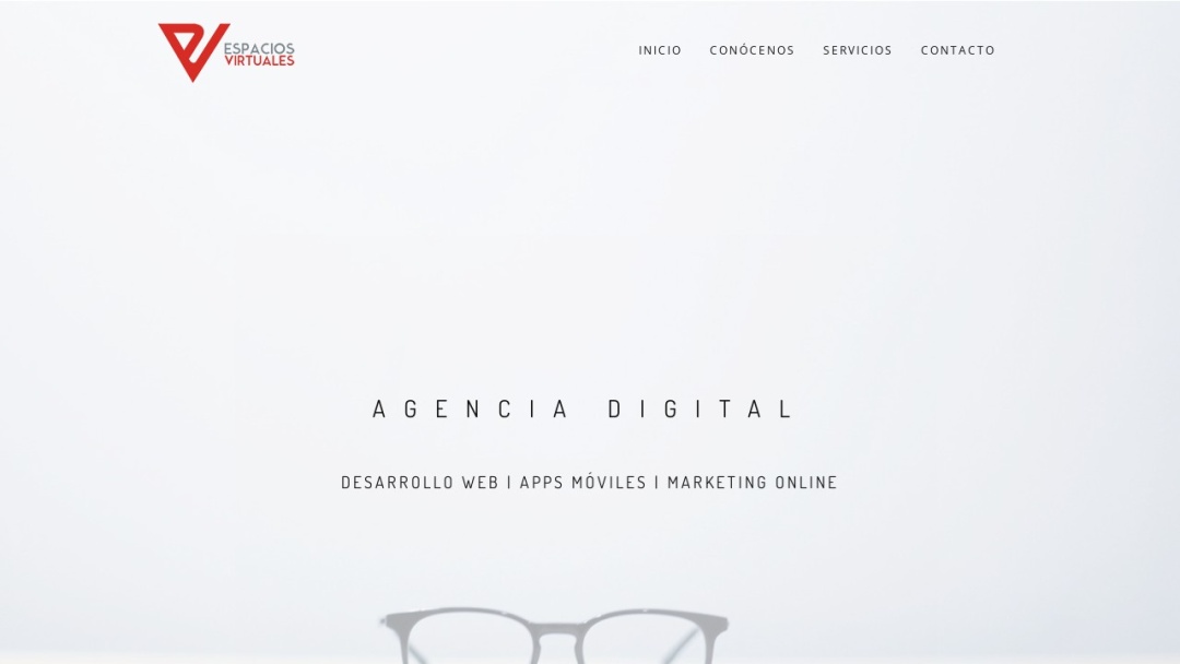 Screenshot of Espacios Virtuales's Website