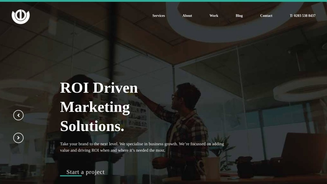 Screenshot of Ever Increasing Circles 2 Ltd's Website