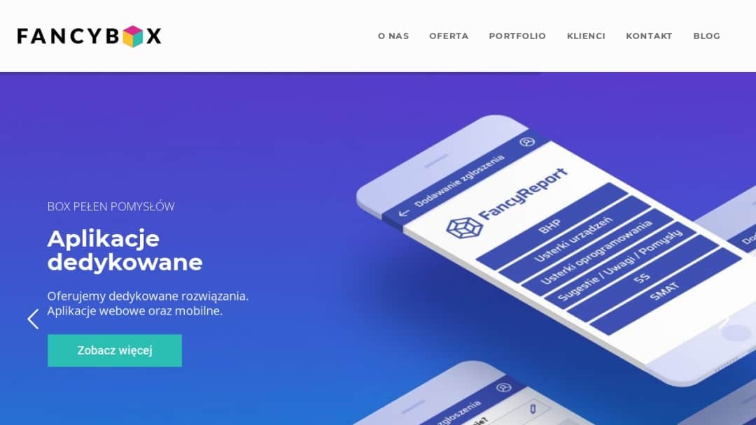 Screenshot of Fancybox's Website