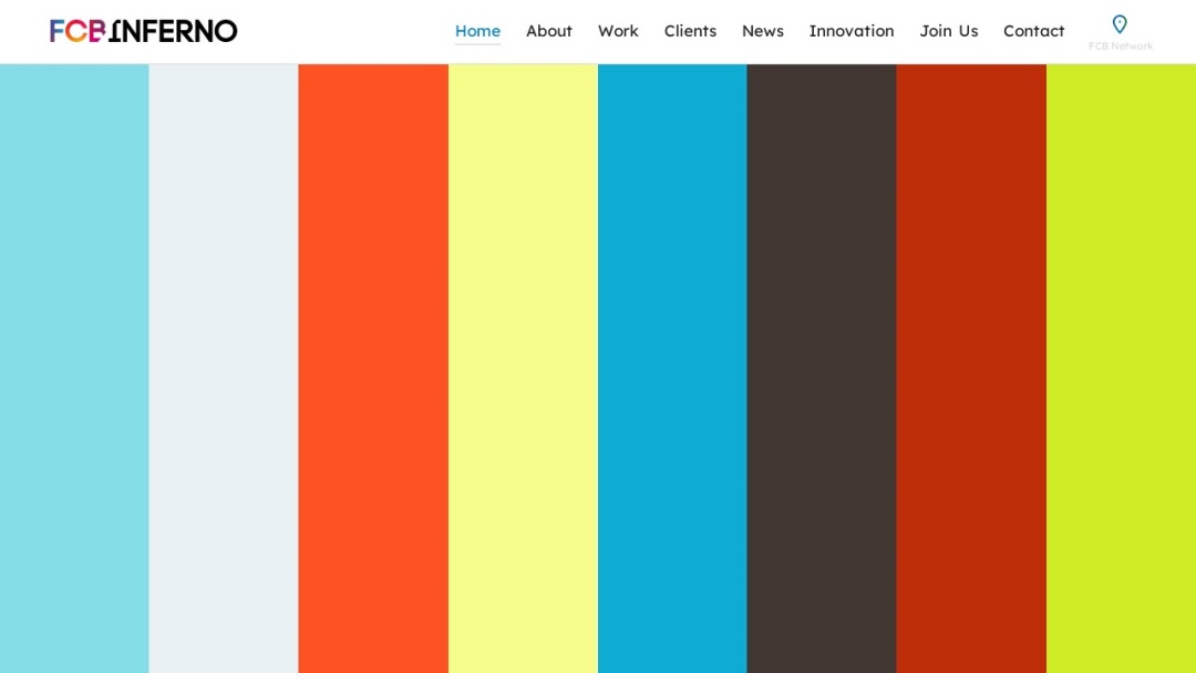 Screenshot of FCB Inferno's Website