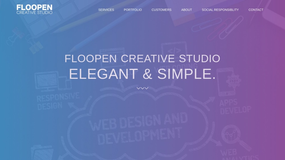 Screenshot of FLOOPEN STUDIO's Website