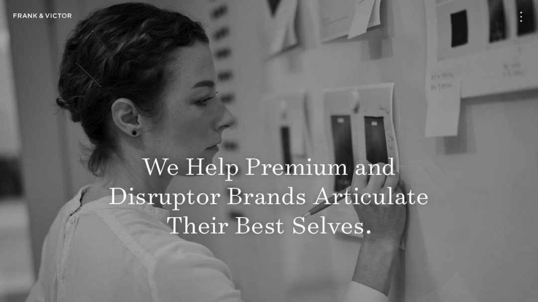 Screenshot of Frank and Victor's Website