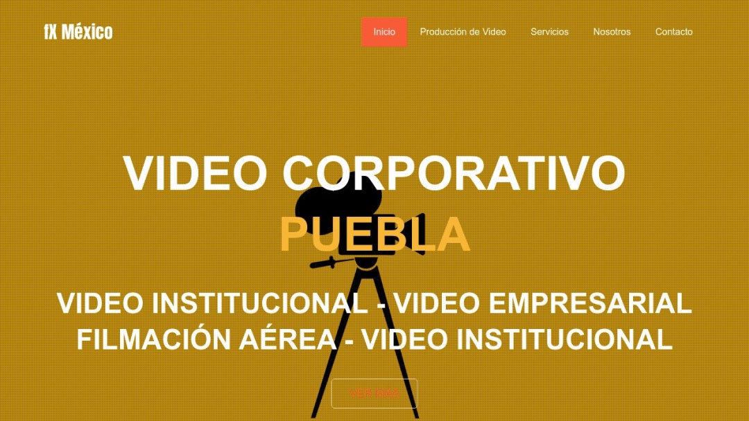 Screenshot of fx México's Website