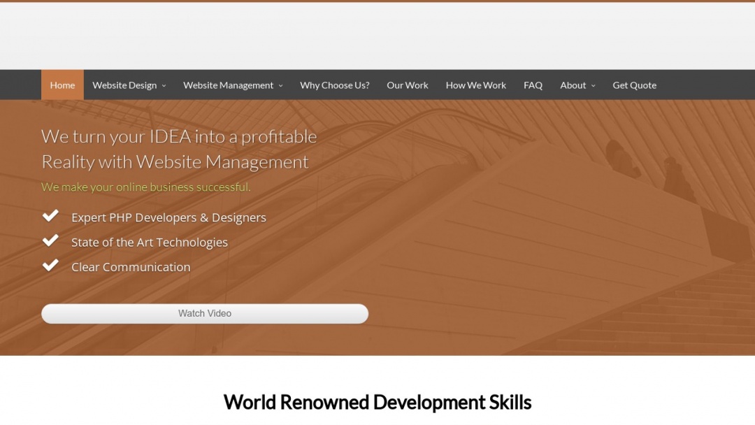 Screenshot of Getleadsfast, LLC's Website