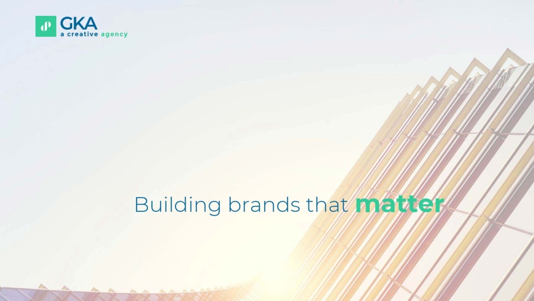 Screenshot of GKA a creative agency's Website