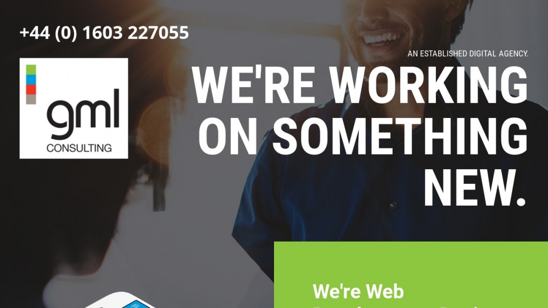 Screenshot of GML Consulting Ltd's Website