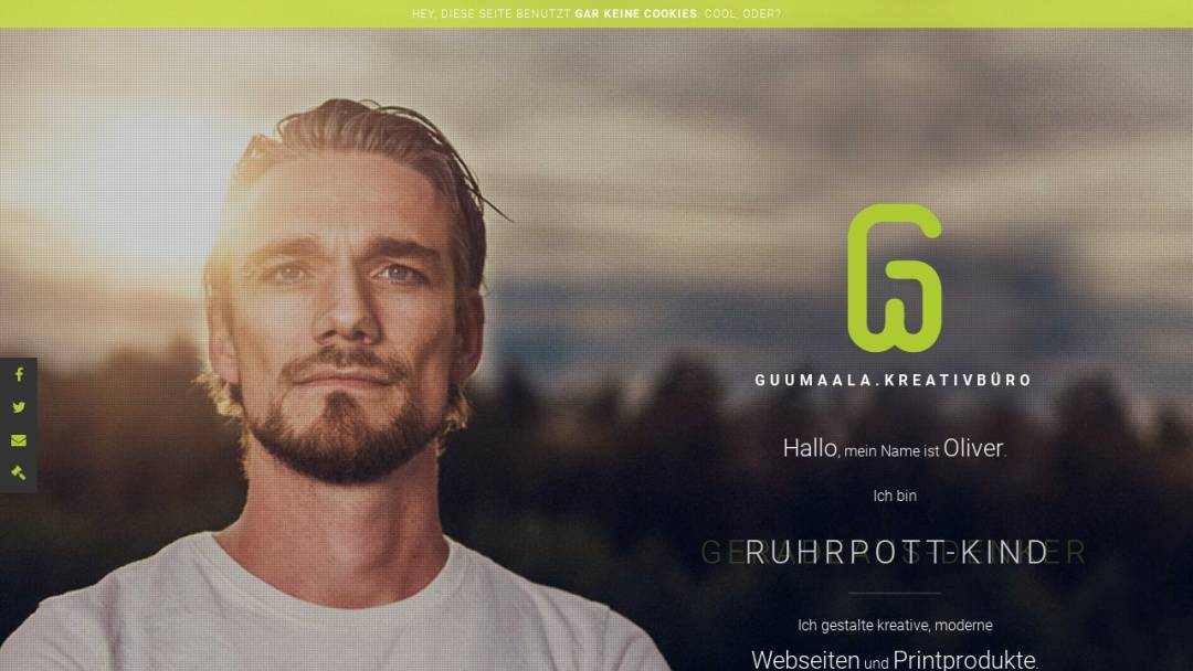 Screenshot of GUUMAALA's Website