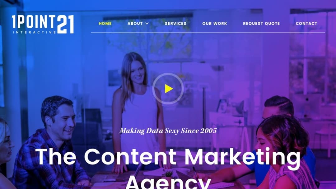 Screenshot of High Rank Websites, Inc.'s Website