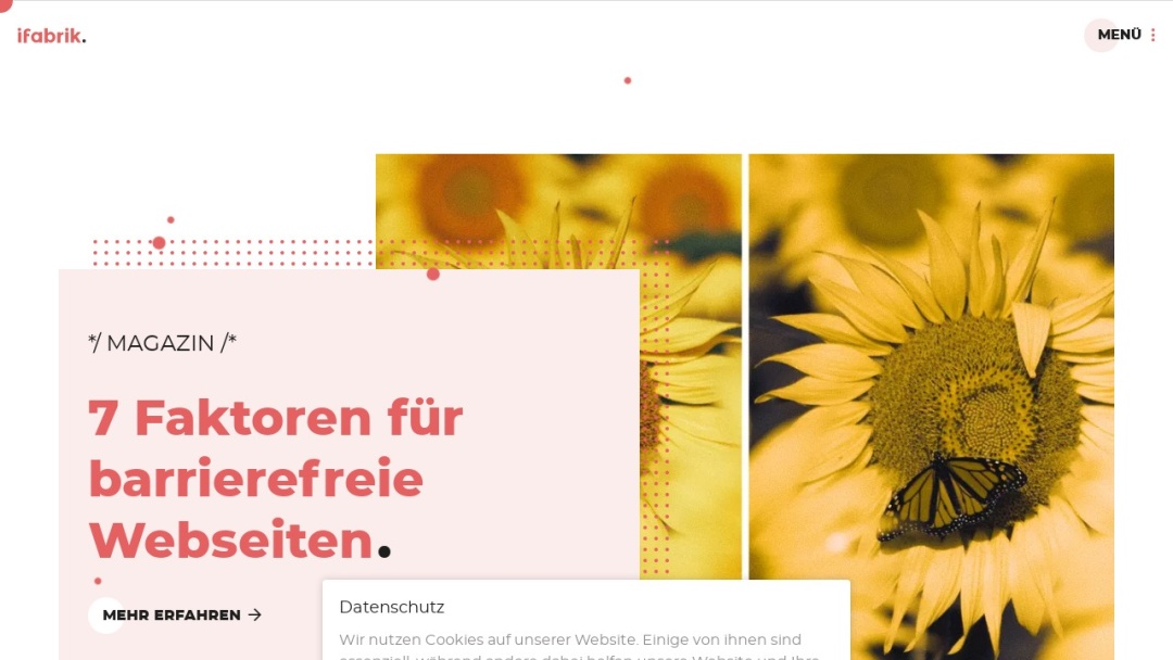 Screenshot of i-fabrik's Website