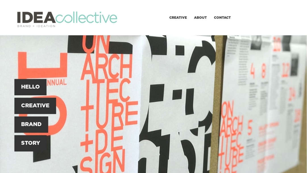 Screenshot of IdeaCo.'s Website