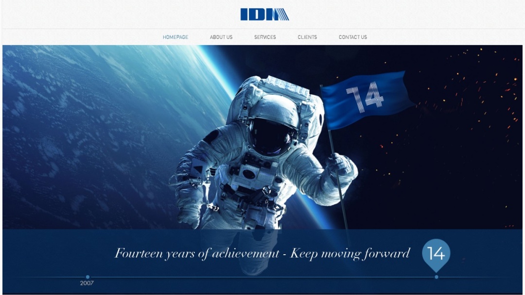 Screenshot of IDM Vietnam's Website