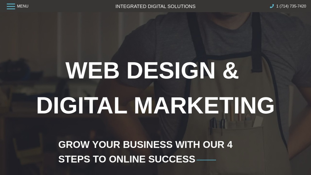 Screenshot of Integrated Digital Solutions's Website