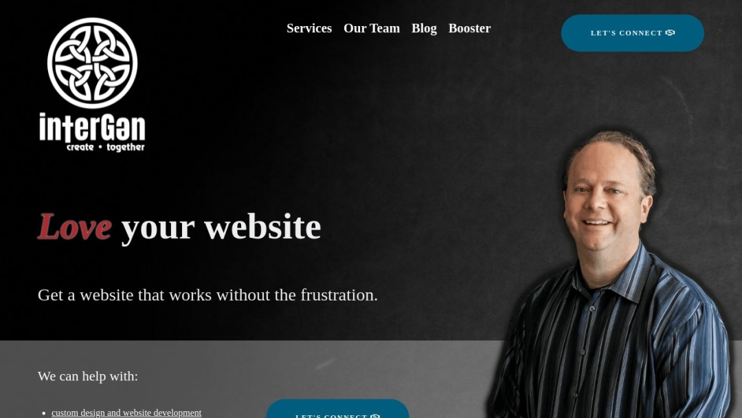 Screenshot of interGen, Inc.'s Website