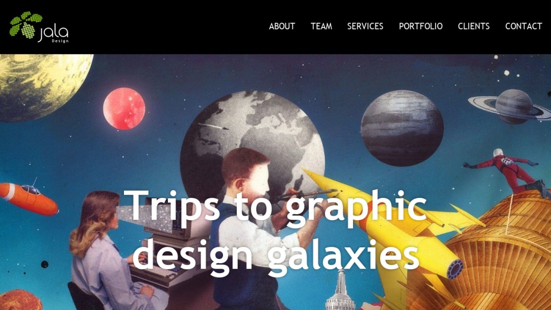 Screenshot of Jala Design's Website