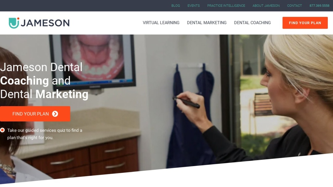 Screenshot of Jameson Management & Marketing's Website