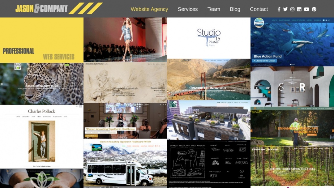 Screenshot of Jason & Company's Website