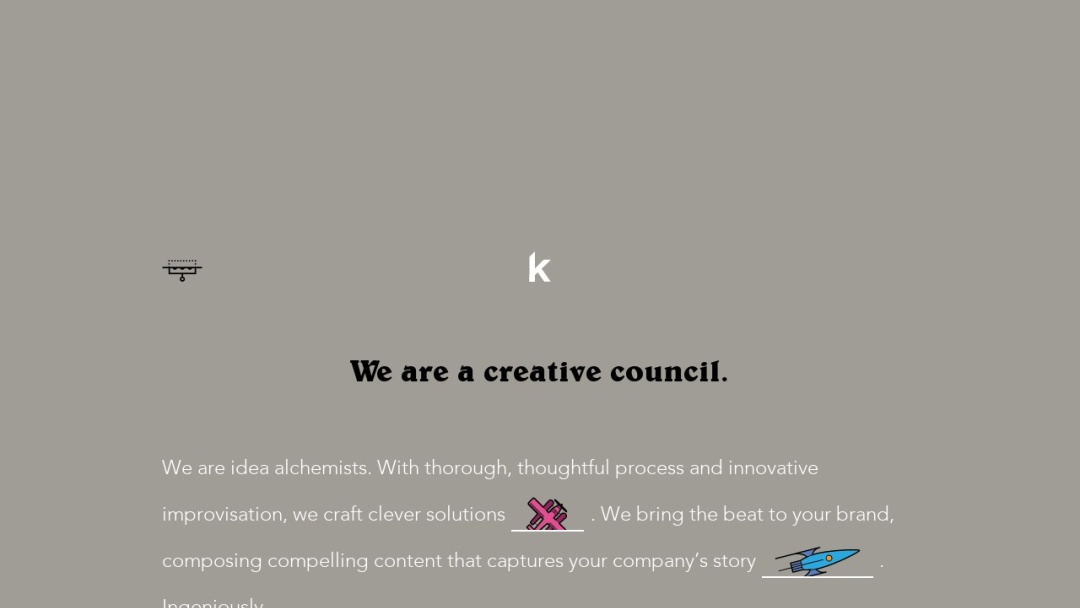 Screenshot of Karass Creative's Website